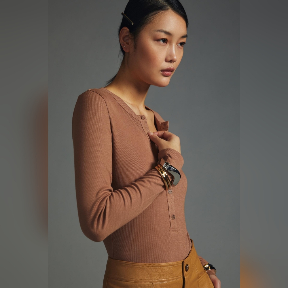 NWT Betro Simone XS Cash Bodysuit taupe